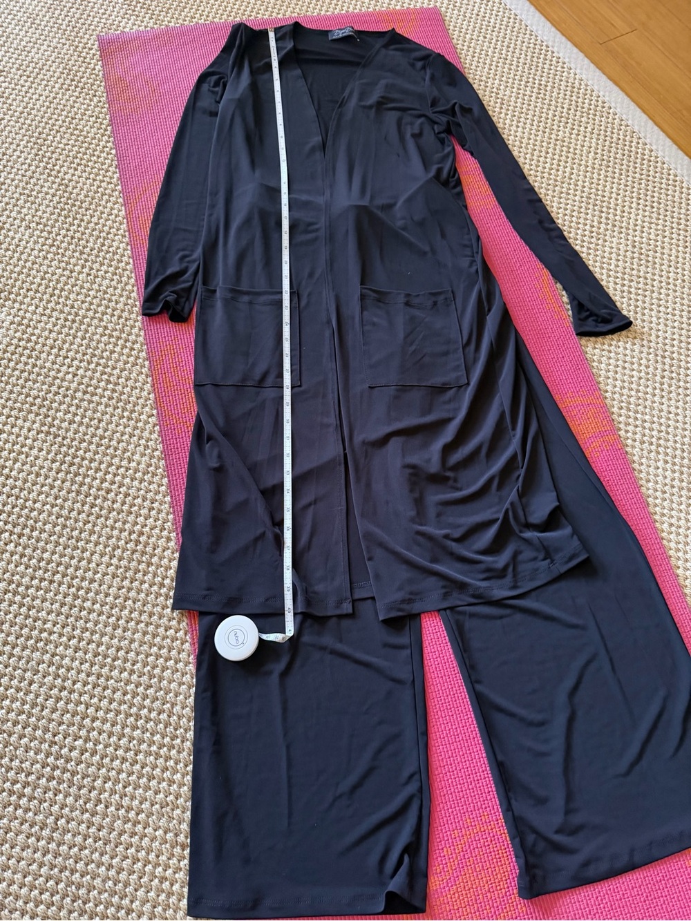 Brighton Black  tunic  Wide-Leg Pants Set